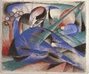 Horse Asleep (mk34) Franz Marc